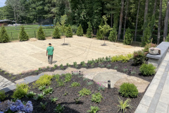 Paver patio with Inlay