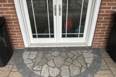 Paver patio with Carpet Inlay