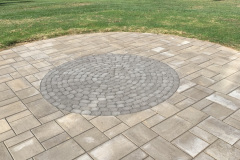 Paver Patio with circle pattern